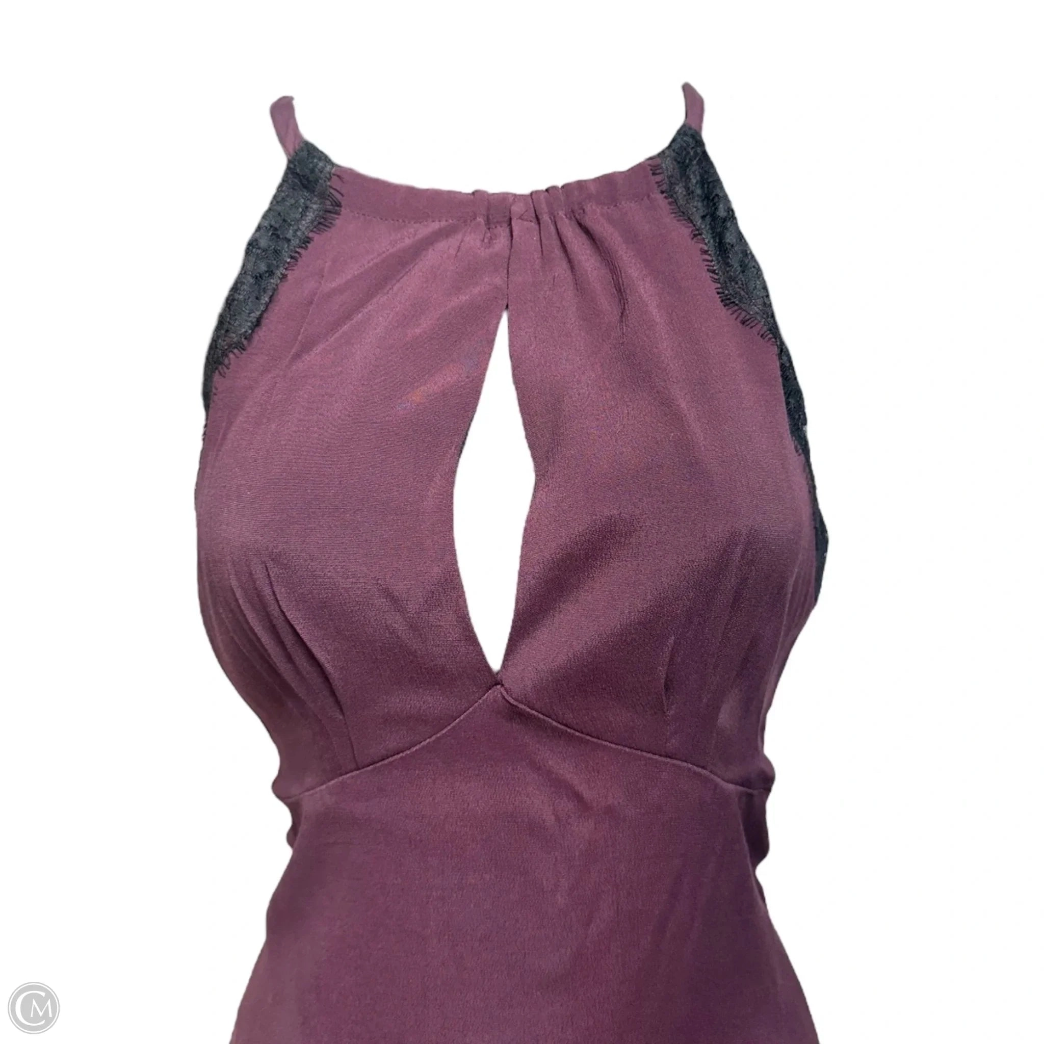 Janie Lace Trim Dress Casual Maxi By Moulinette Souers In Maroon, Size: 2