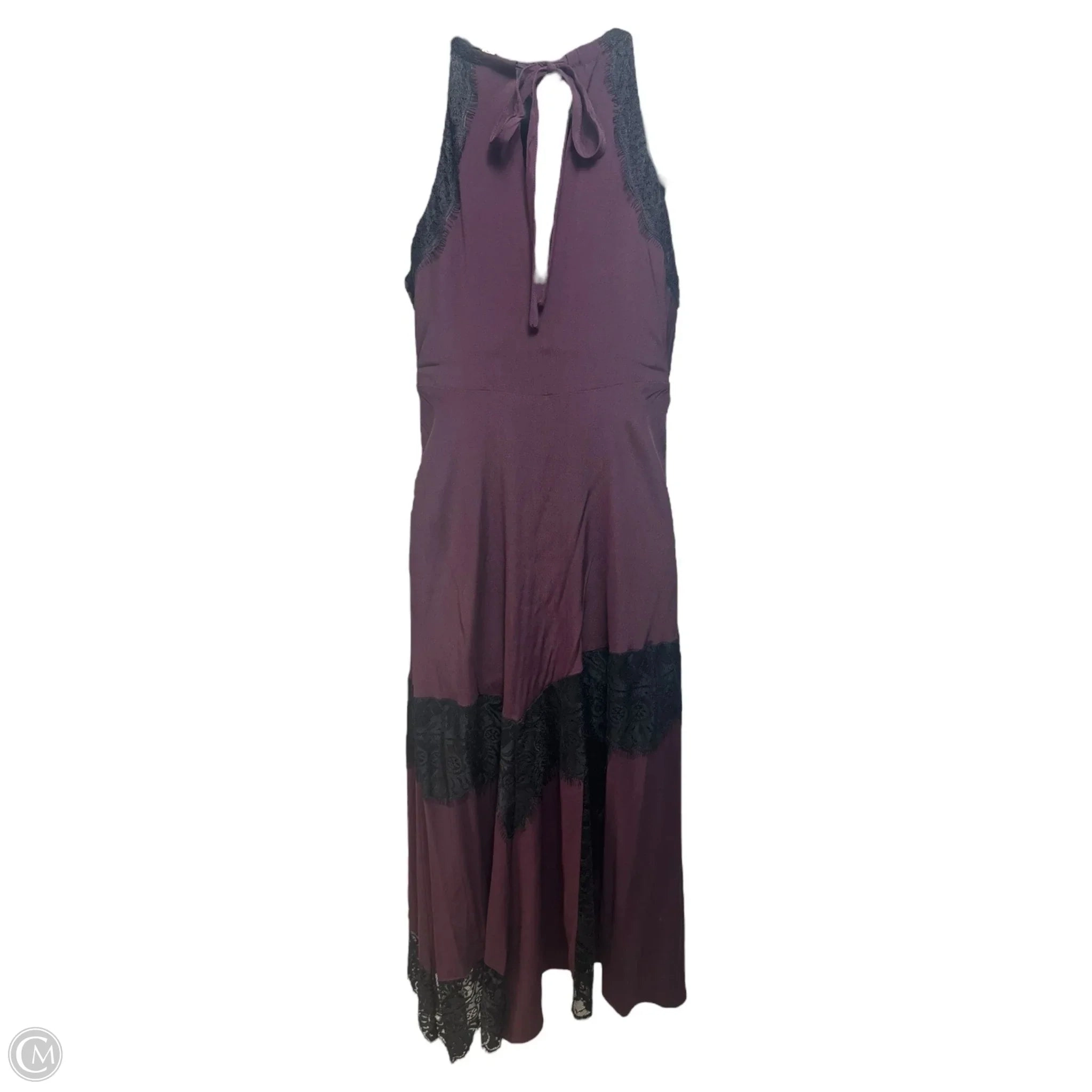 Janie Lace Trim Dress Casual Maxi By Moulinette Souers In Maroon, Size: 2