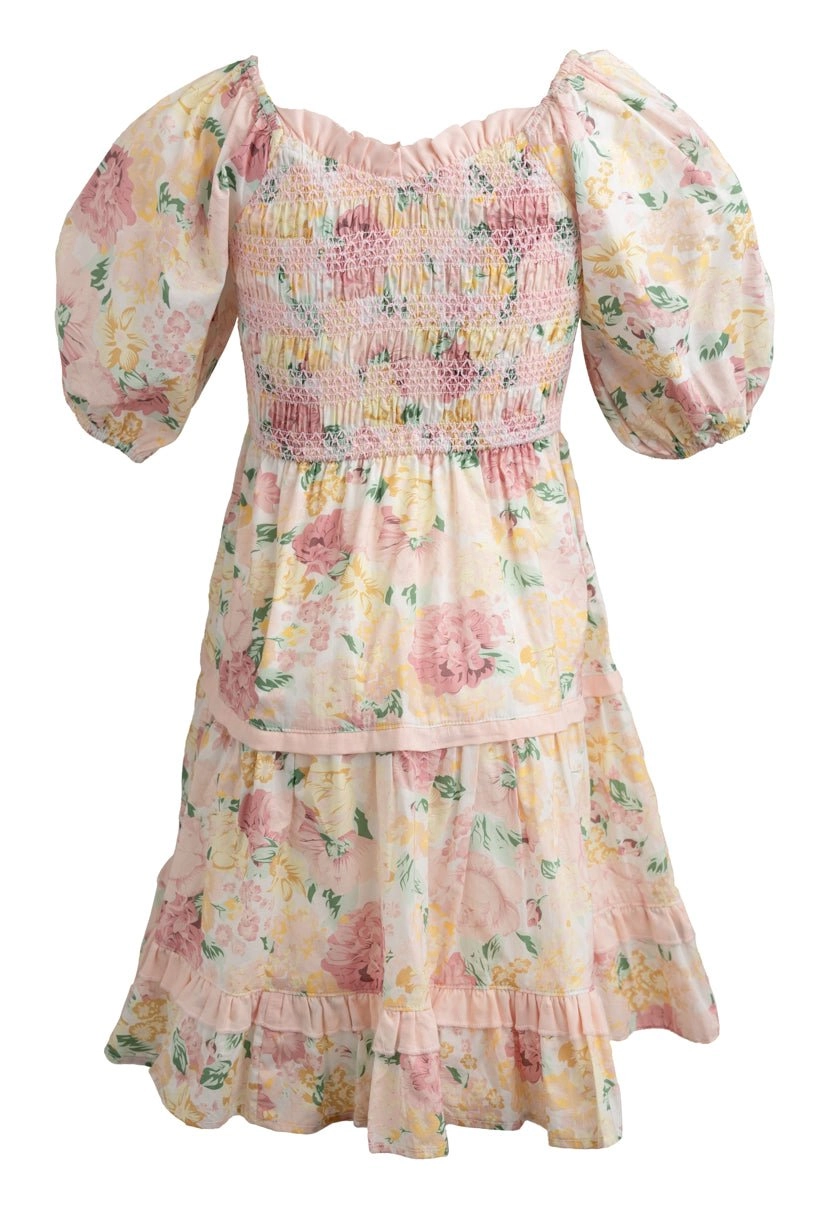 Mini Roselyn Dress in Pastel Floral