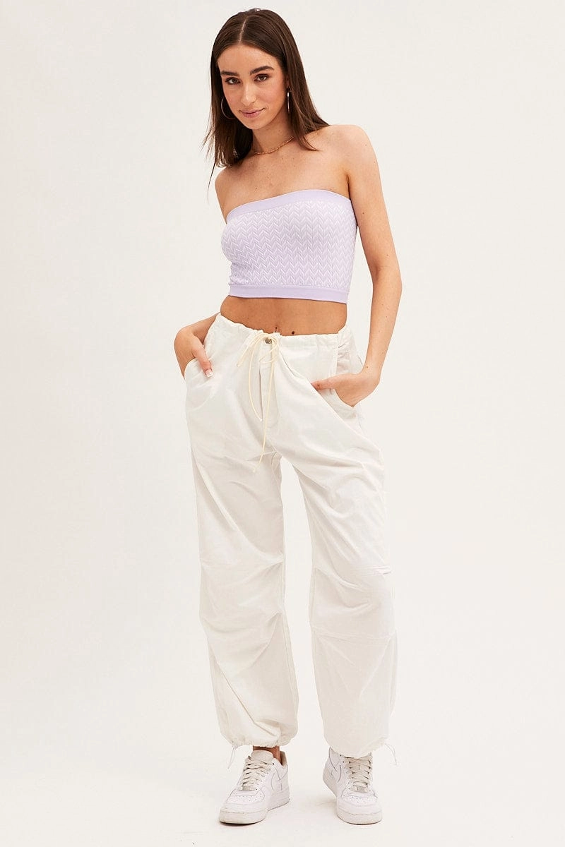 Multi Colour Seamless Bandeau Top