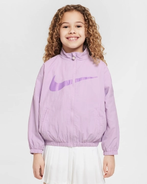 NIKE KID'S SWOOSH FUCHSIA WINDBREAKER JACKET