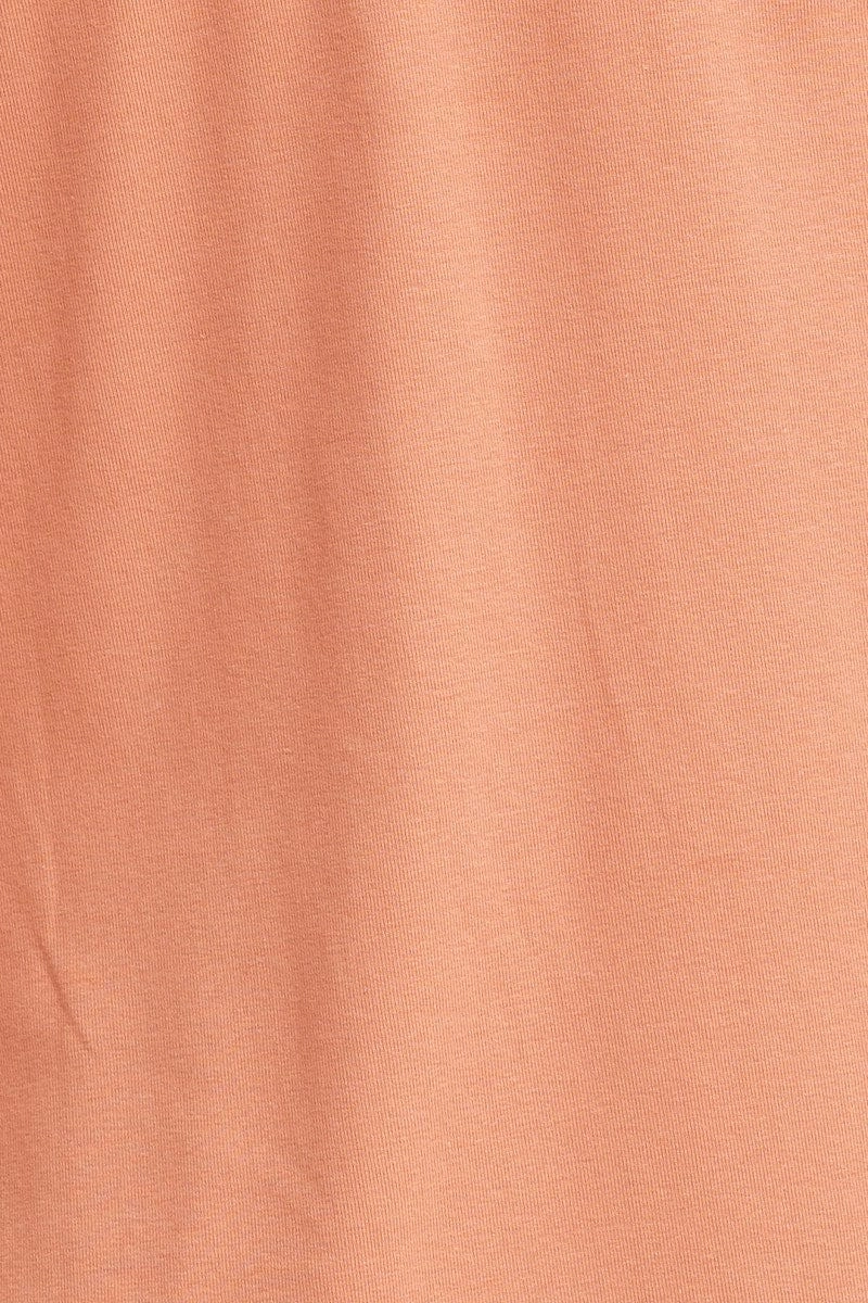 Orange Bike Short Cotton Stretch Elasticated Waist
