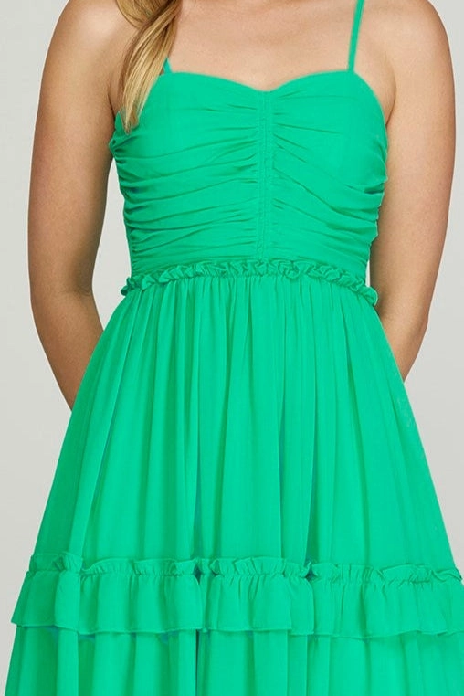 PRE-ORDER: Love You More Dress in Jade