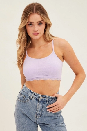 Purple Bralette Seamless