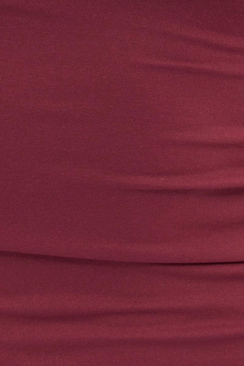 Red Shrug & Dress Set Long Sleeve Maxi Bodycon Jersey