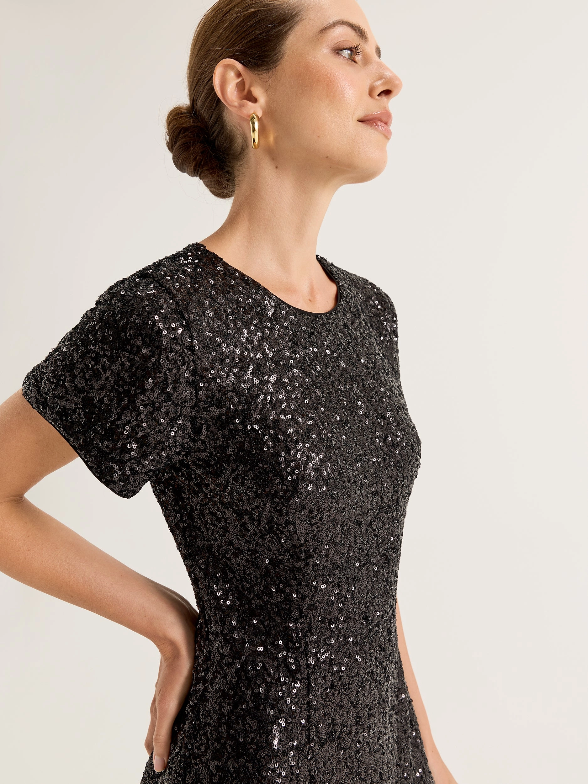 Sequin Mini Dress