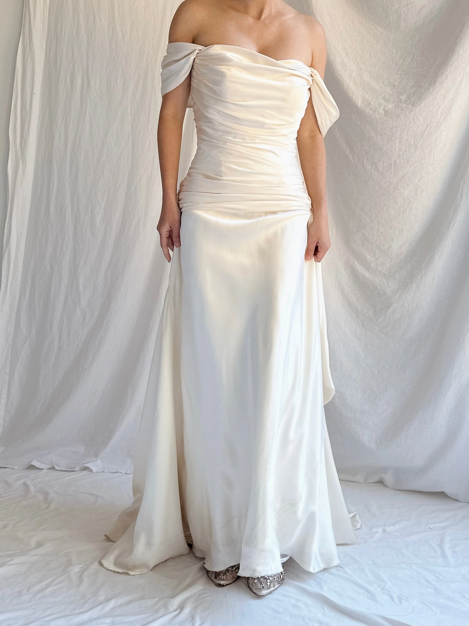 Vintage Amy Michelson Silk Gown - M