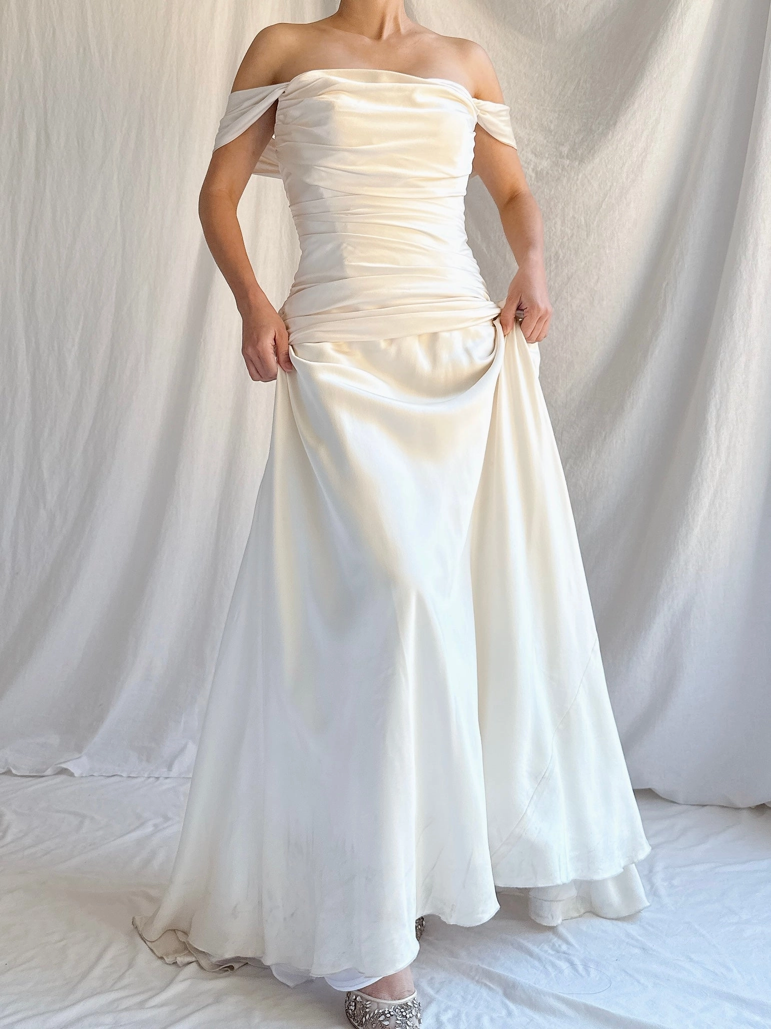 Vintage Amy Michelson Silk Gown - M