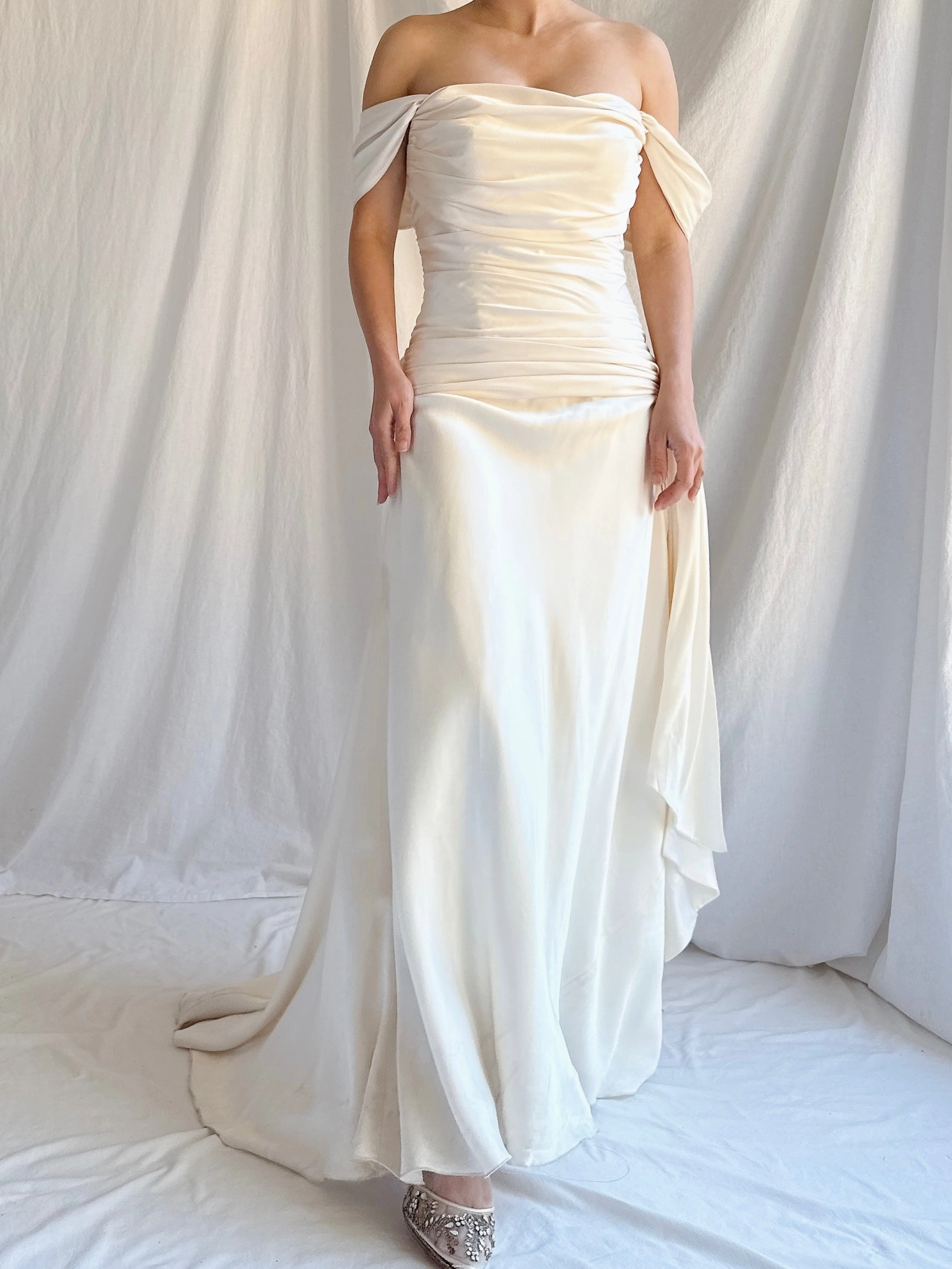 Vintage Amy Michelson Silk Gown - M