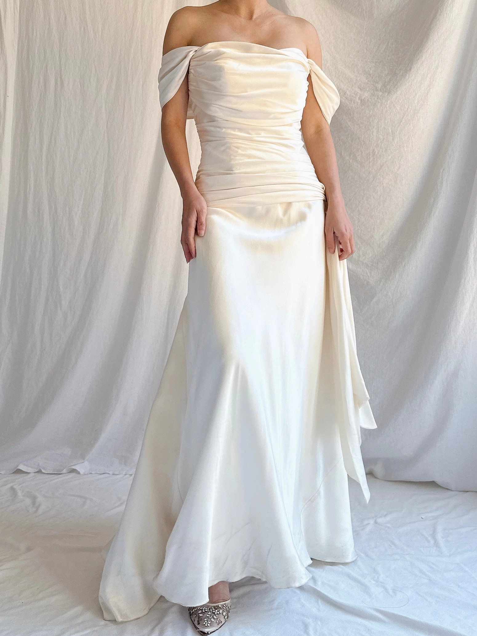 Vintage Amy Michelson Silk Gown - M