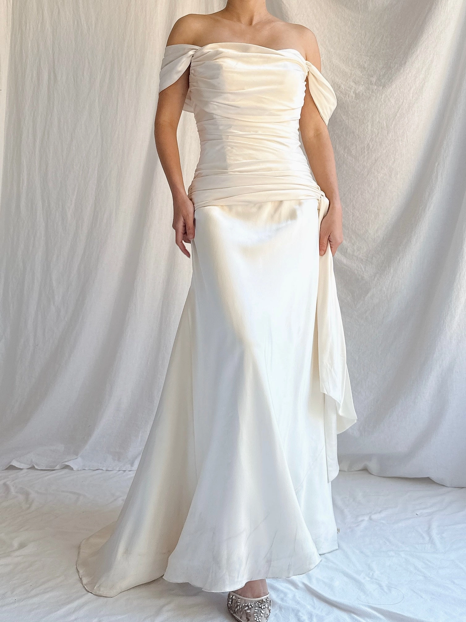 Vintage Amy Michelson Silk Gown - M