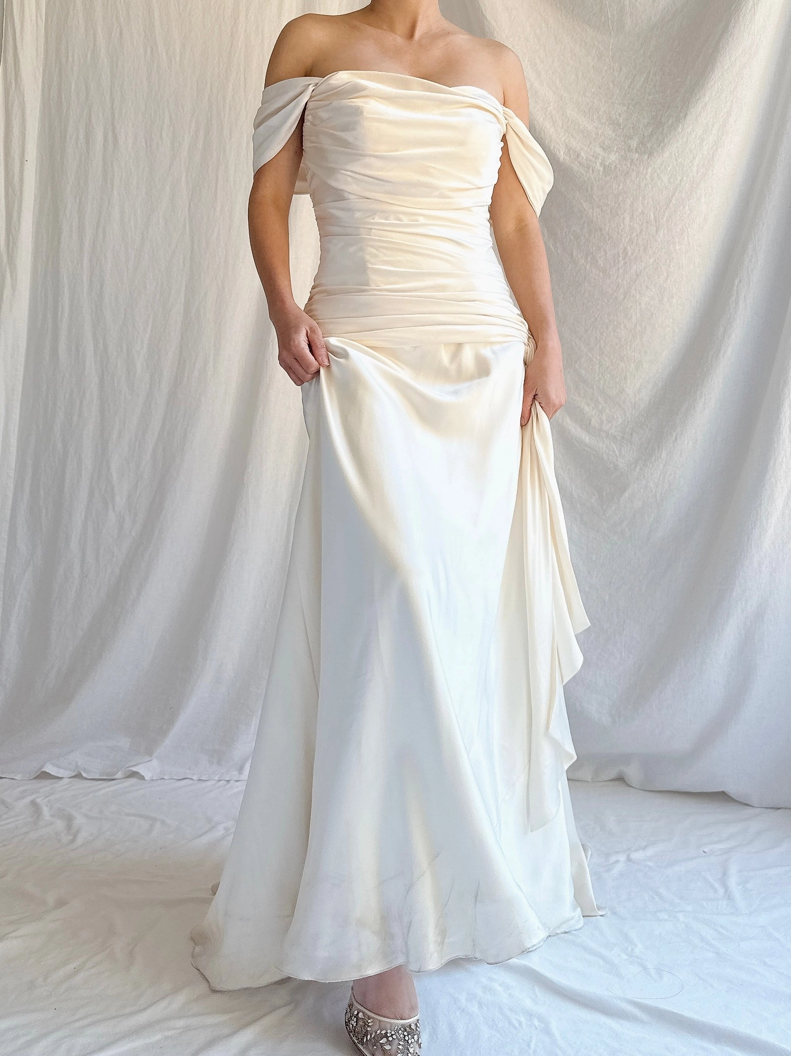 Vintage Amy Michelson Silk Gown - M
