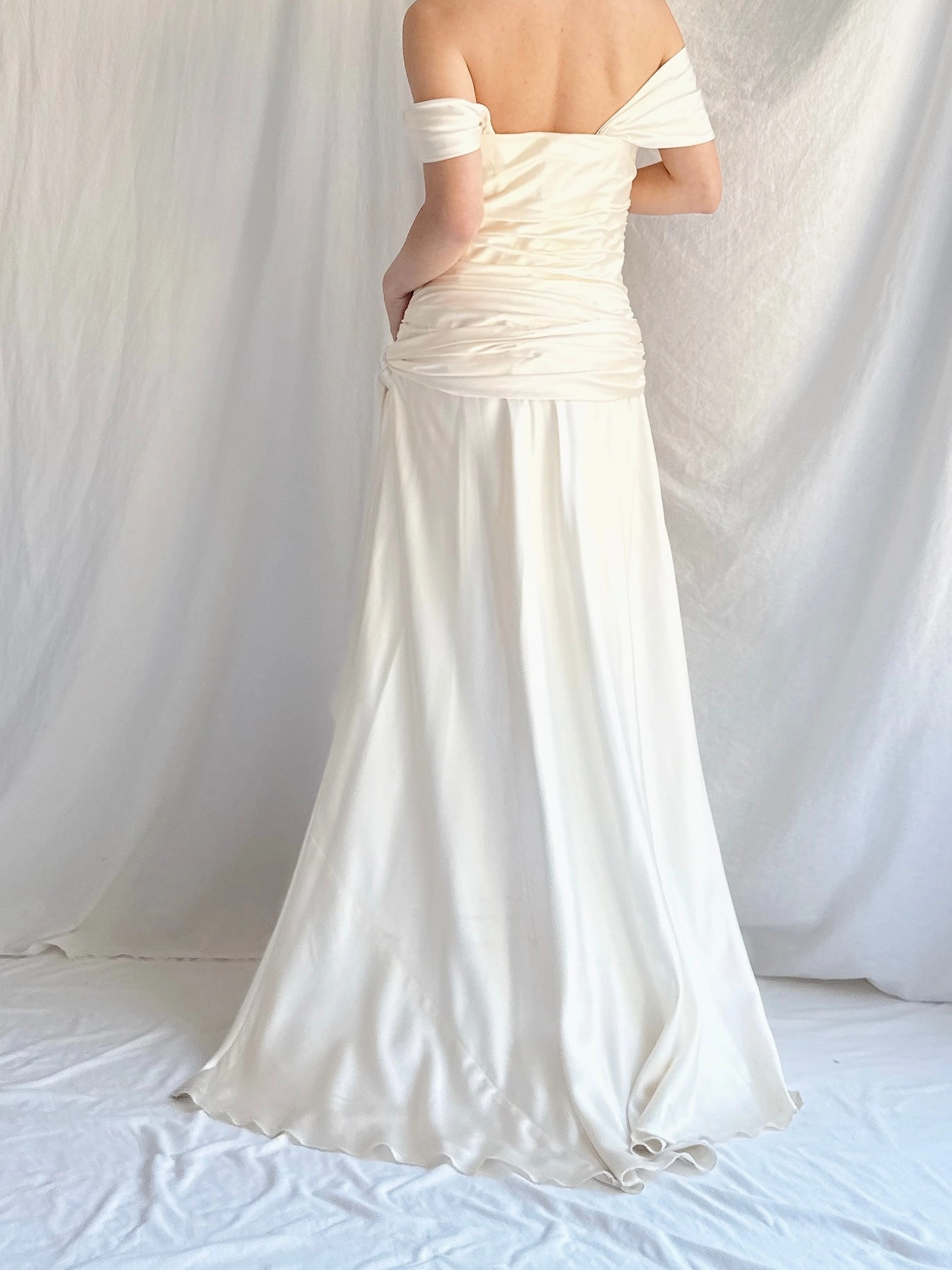 Vintage Amy Michelson Silk Gown - M