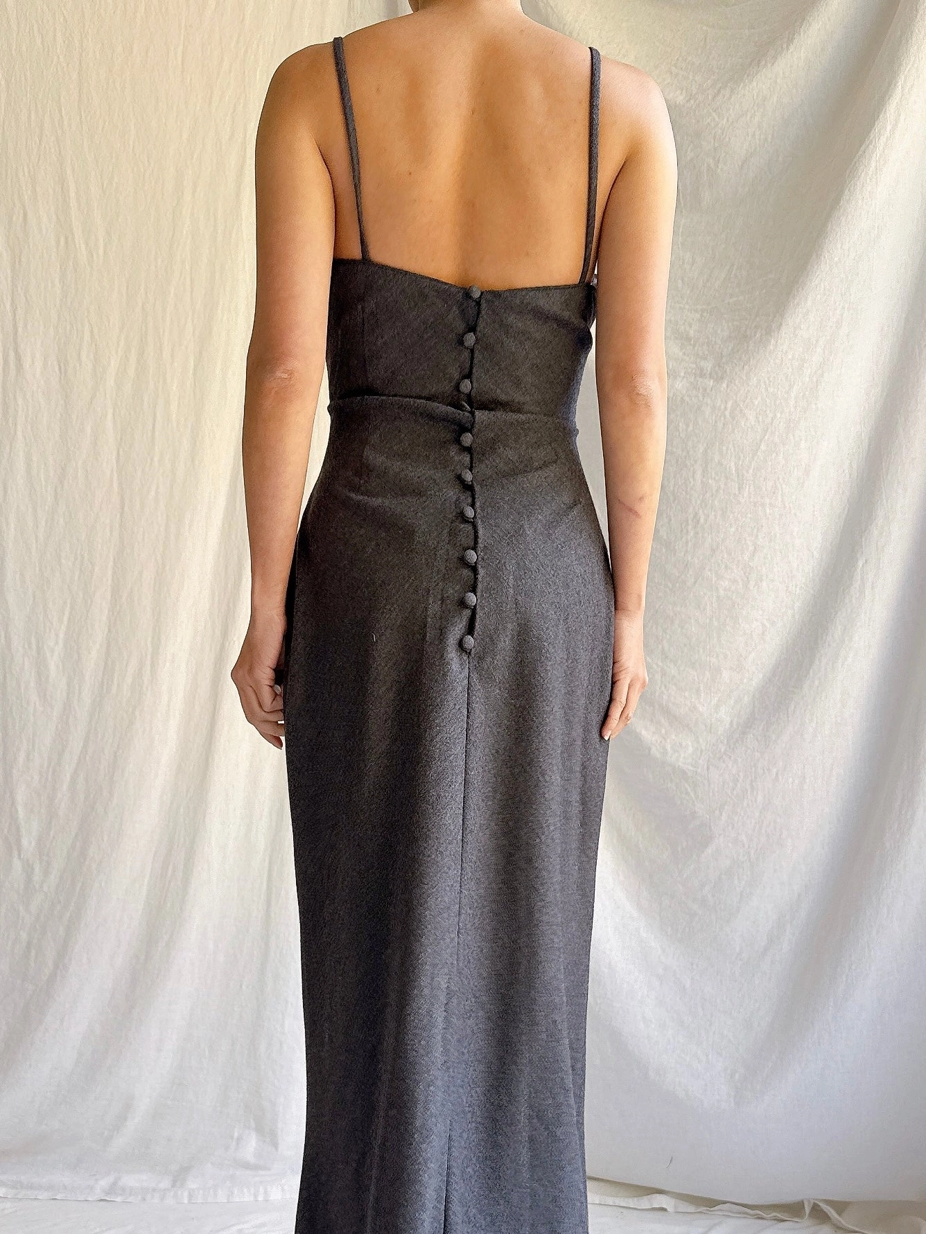 Vintage Bellville Sassoon Hand Embroidered Gown - UK 12