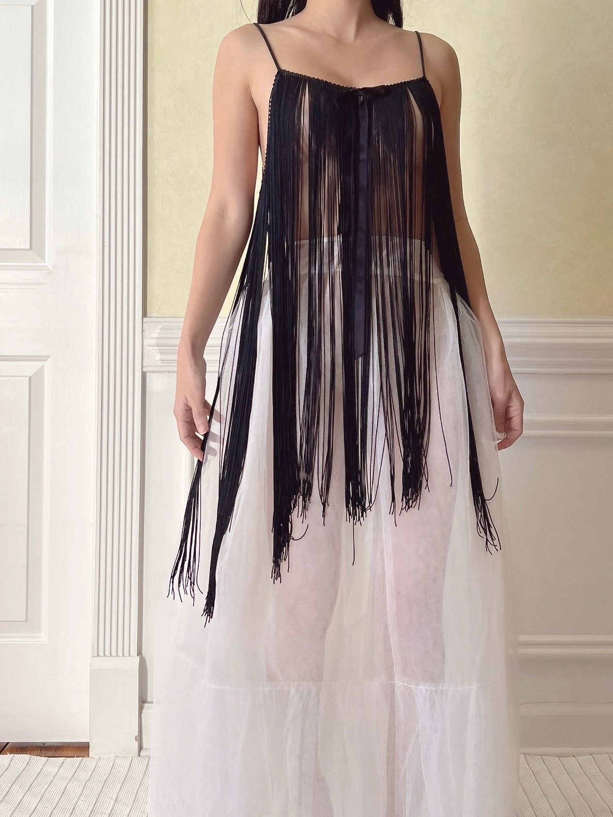 Vintage Tassel Fringe Top - OSFM