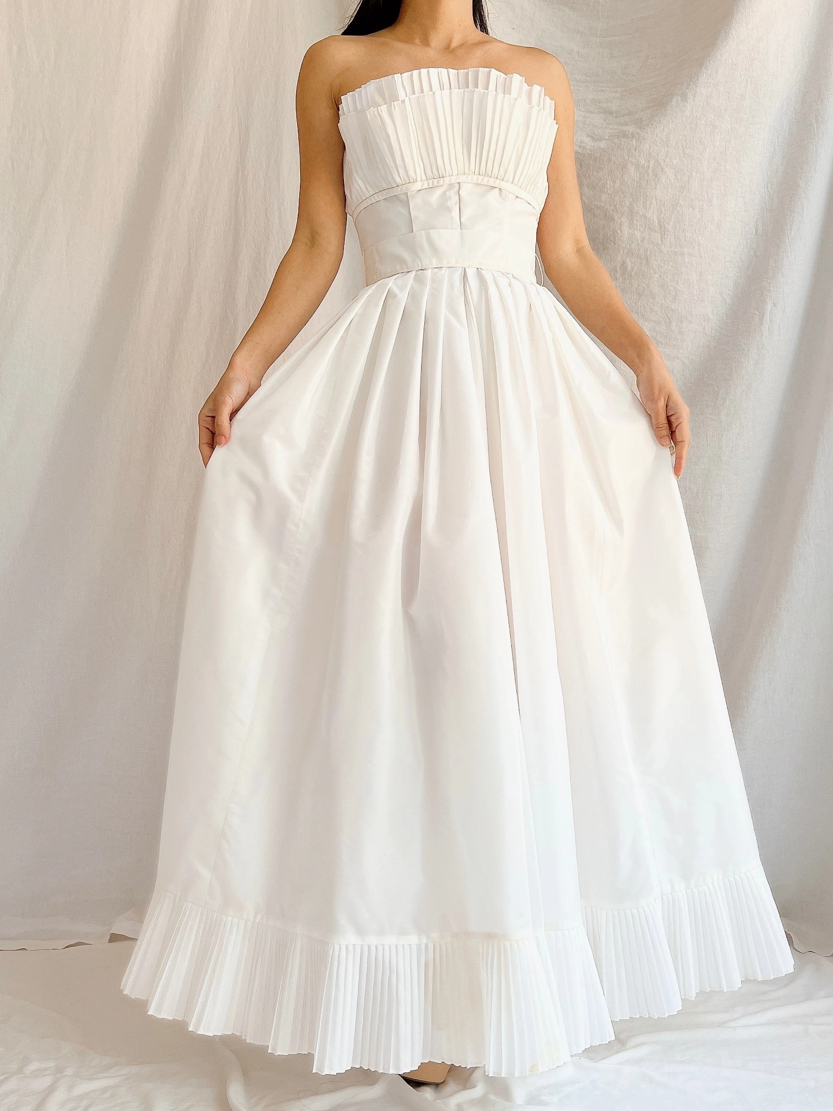 Vintage Victor Costa Tafetta Dress - XS