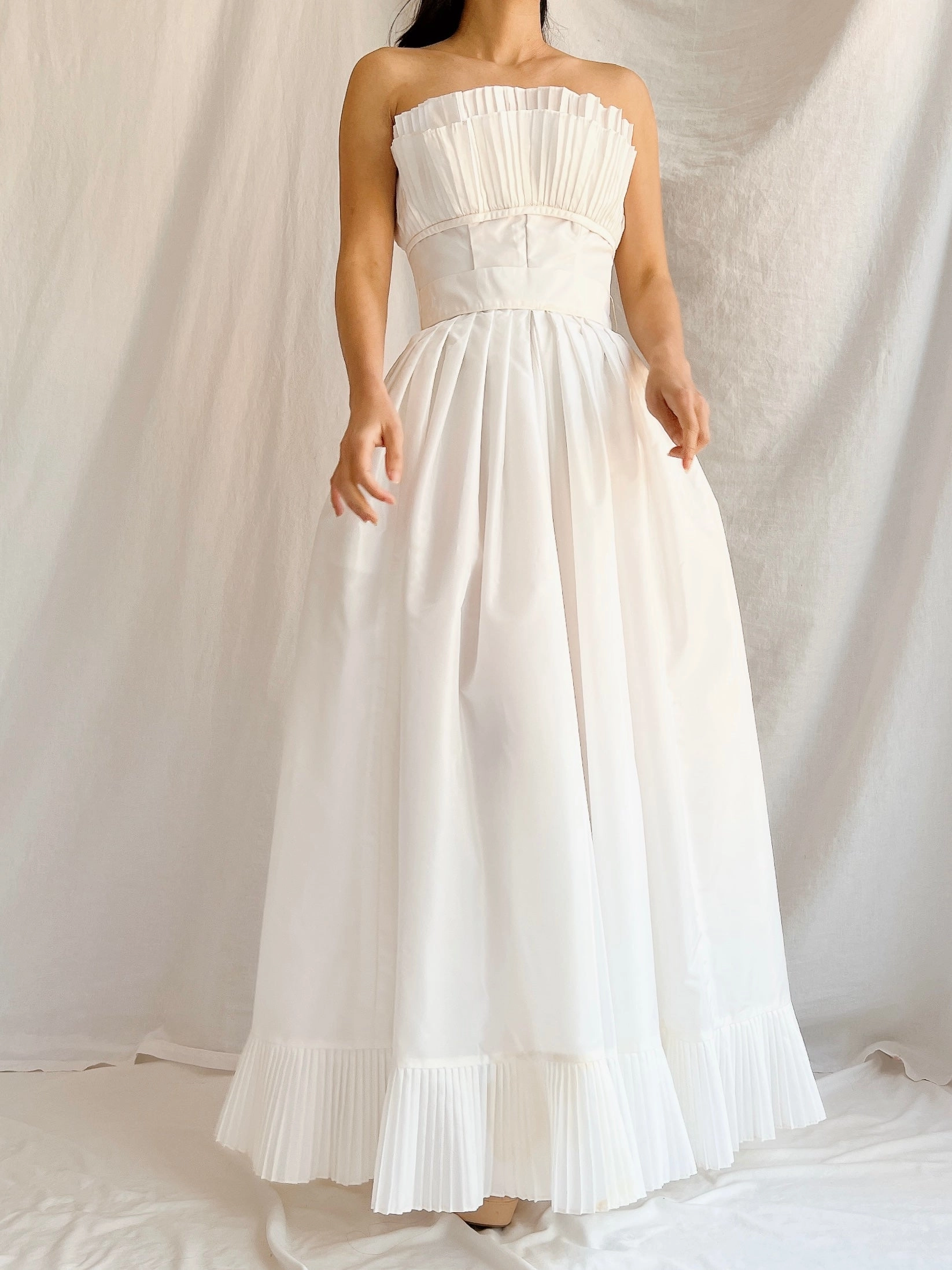 Vintage Victor Costa Tafetta Dress - XS