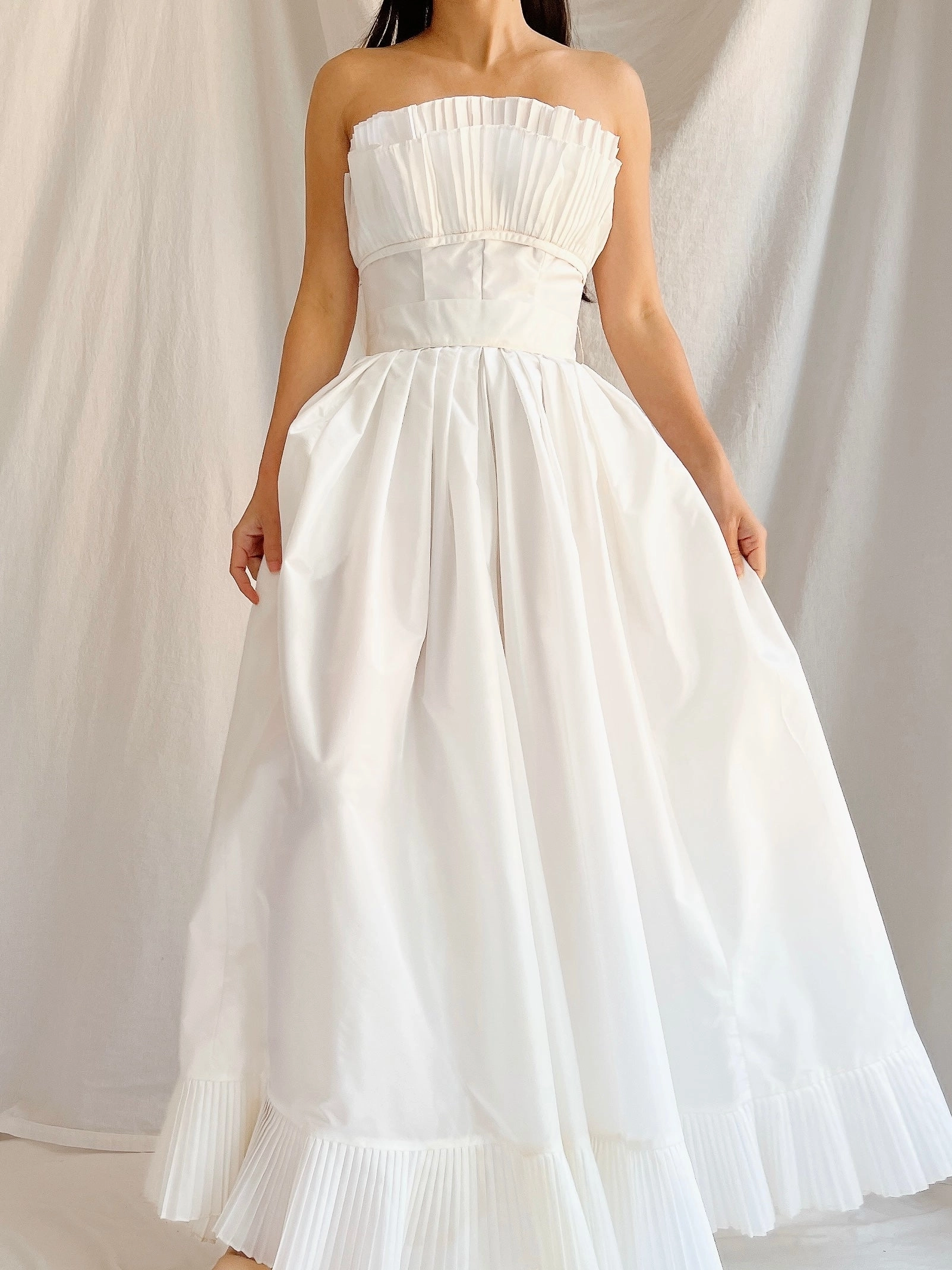 Vintage Victor Costa Tafetta Dress - XS