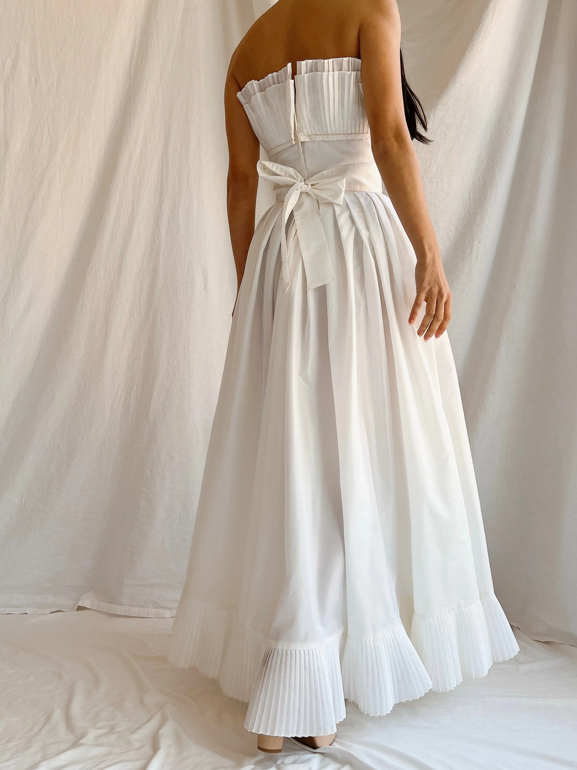 Vintage Victor Costa Tafetta Dress - XS