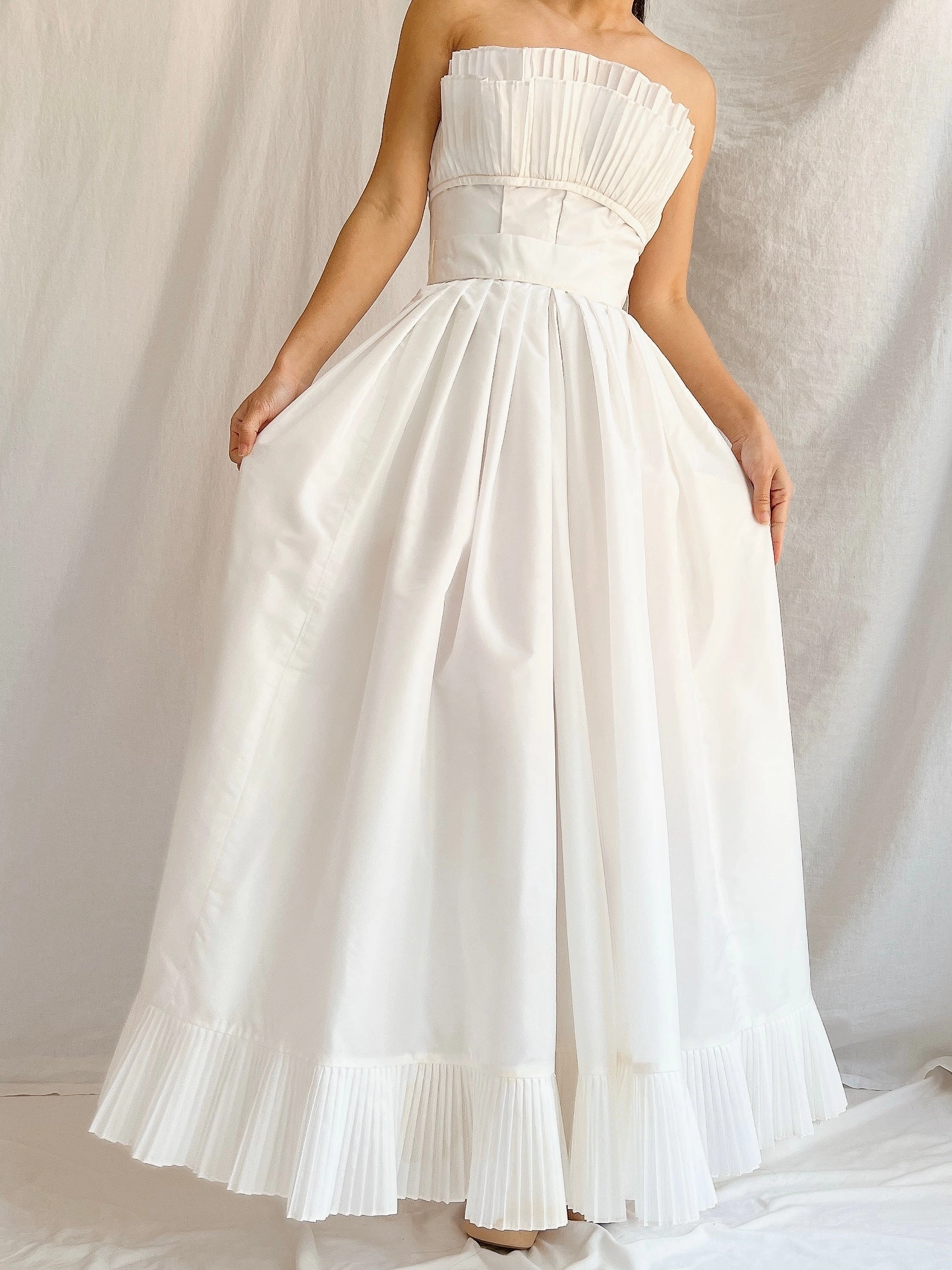 Vintage Victor Costa Tafetta Dress - XS