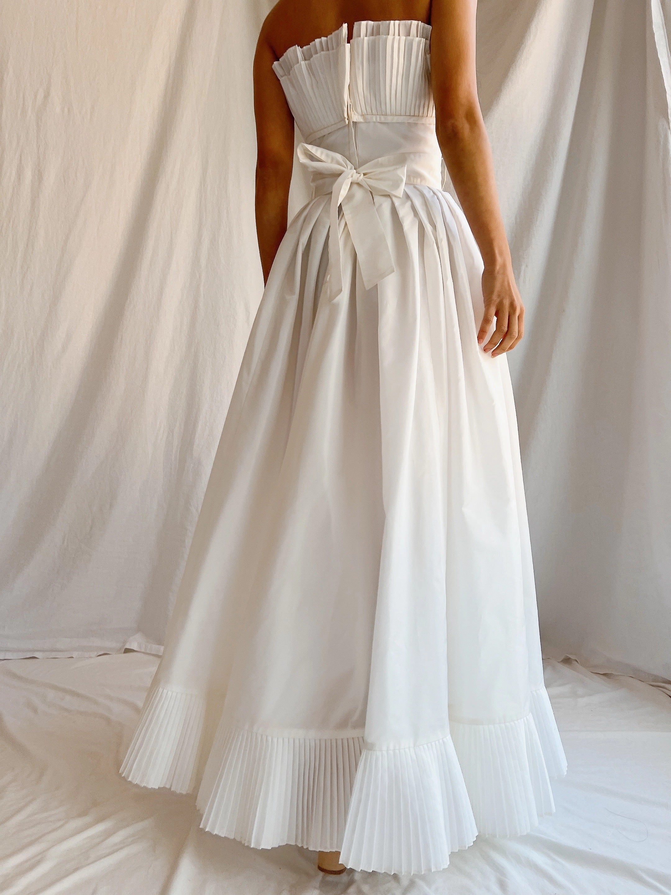 Vintage Victor Costa Tafetta Dress - XS