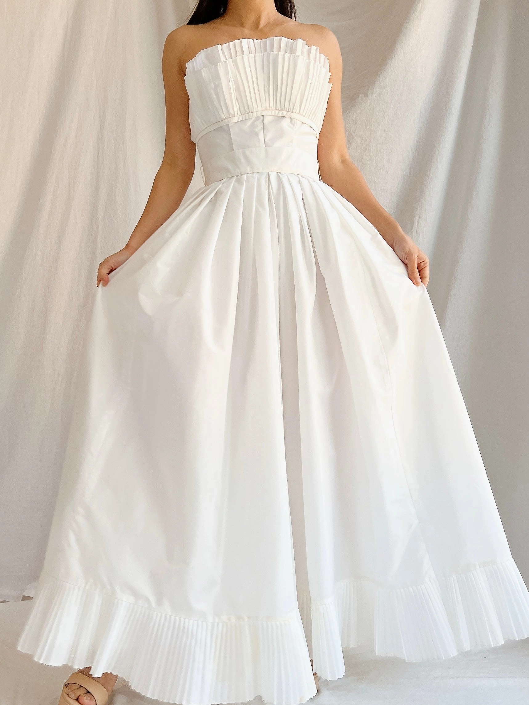Vintage Victor Costa Tafetta Dress - XS