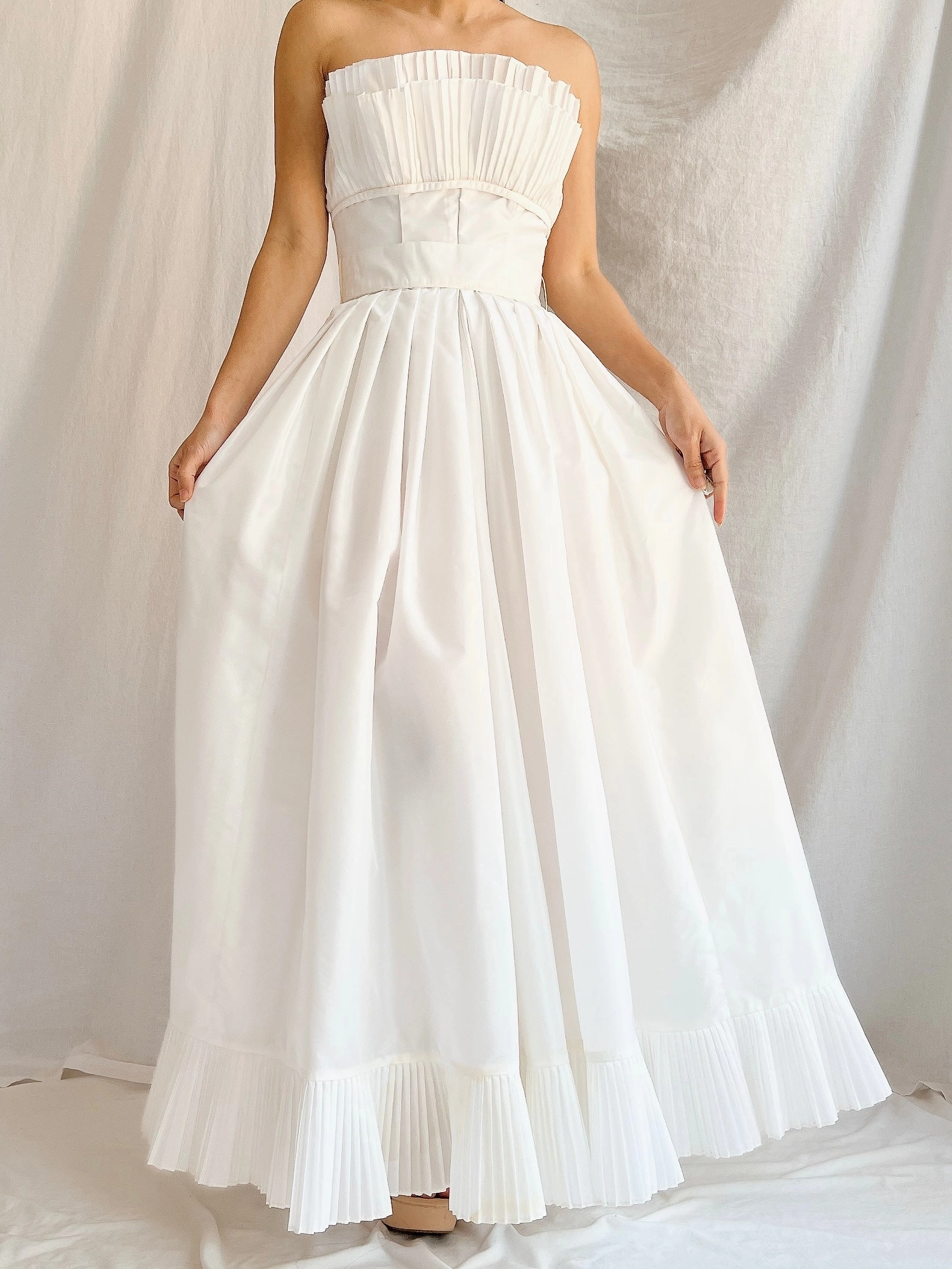 Vintage Victor Costa Tafetta Dress - XS