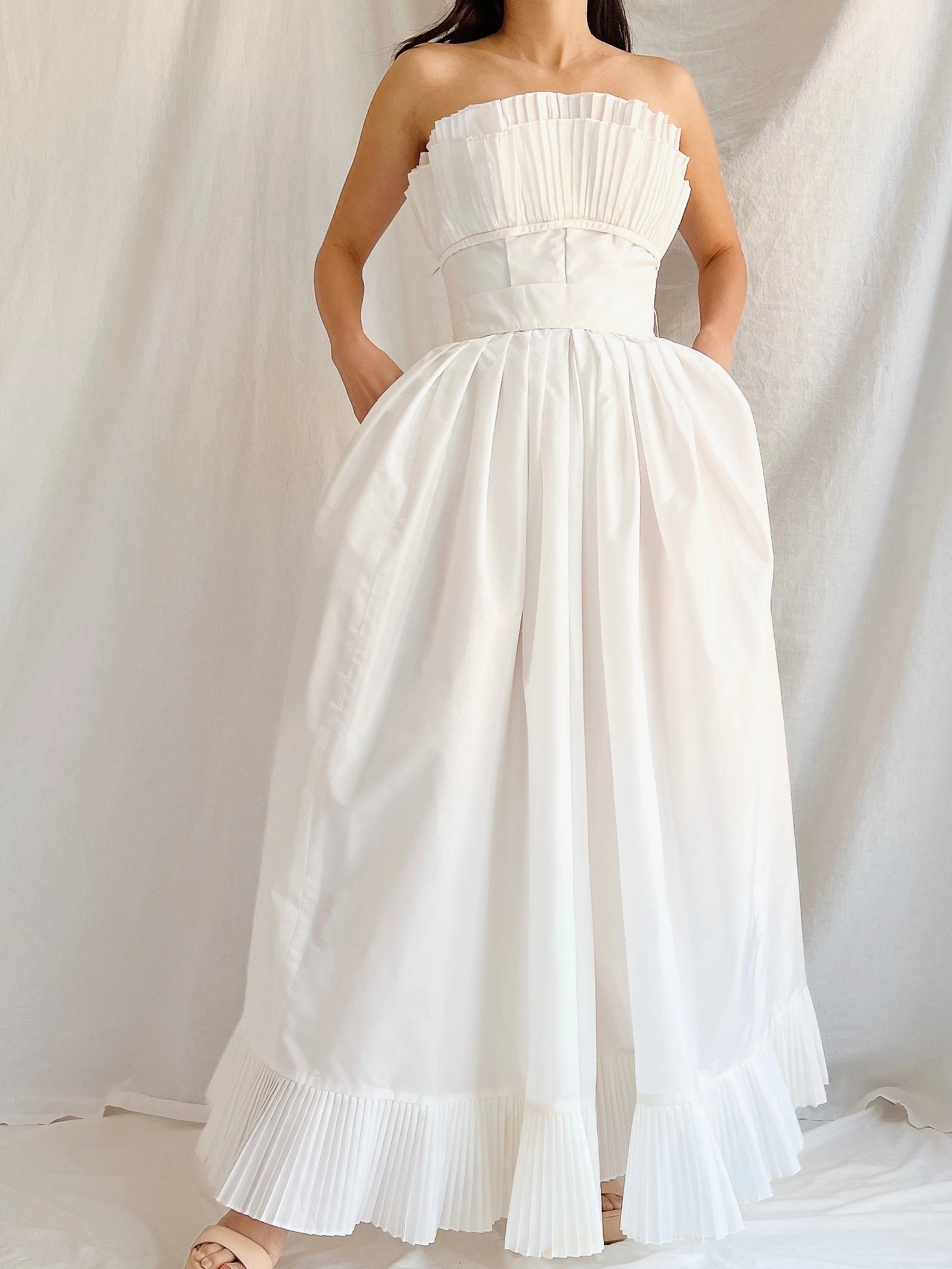 Vintage Victor Costa Tafetta Dress - XS
