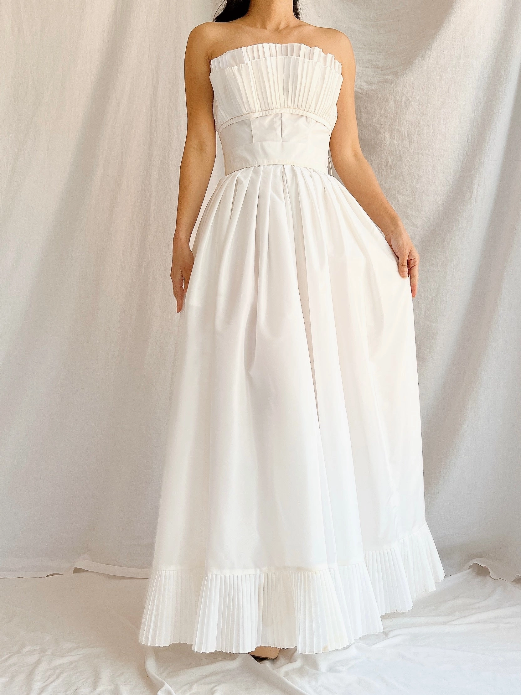 Vintage Victor Costa Tafetta Dress - XS