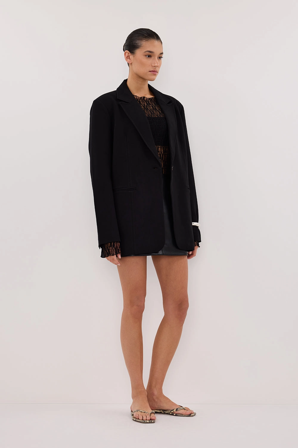 WESTWOOD BLACK BOYFRIEND BLAZER
