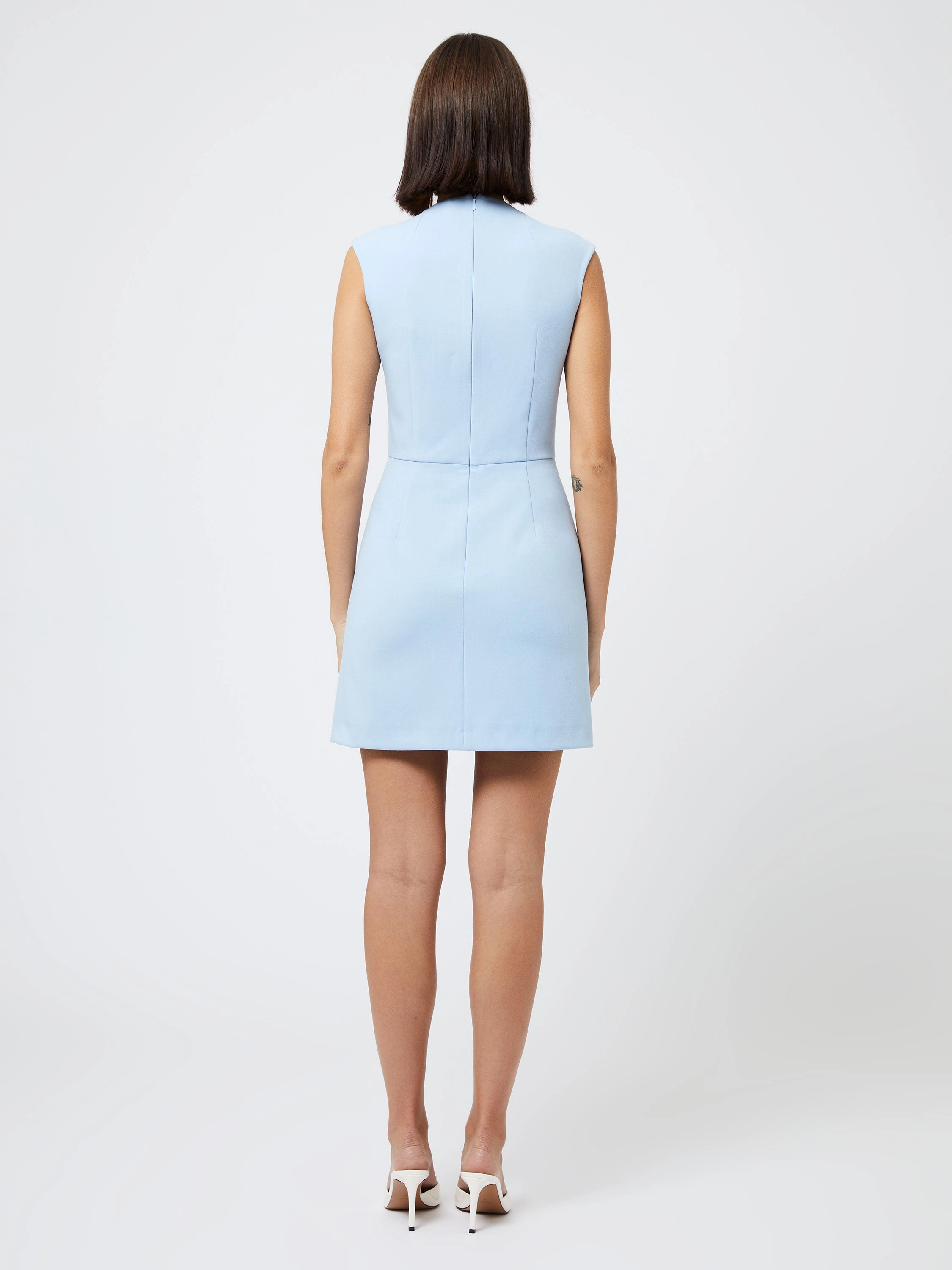 Whisper Notched Square Neck Dress