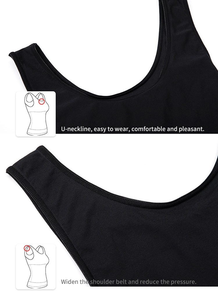 Women's Shaping Compression Waist Trainer Tank Seamless Body Shaper Vest